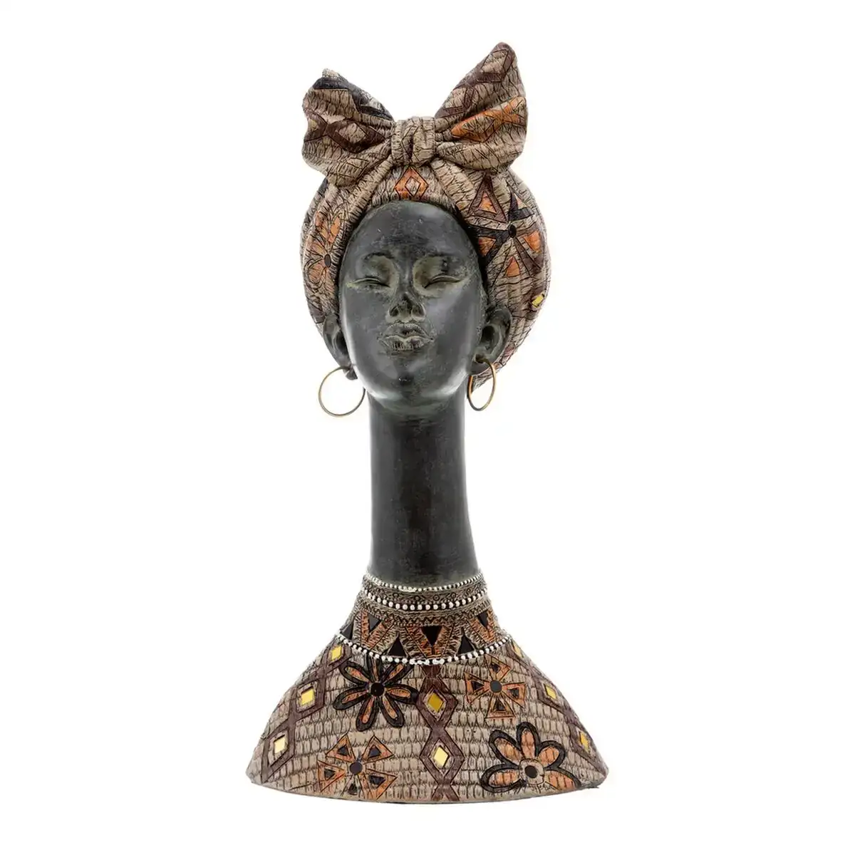 Figurine decorative 22 x 19 x 43 cm africaine_5830. Bienvenue chez DIAYTAR COTE D'IVOIRE - Où le Shopping Devient un Voyage. Explorez notre plateforme pour dénicher des produits uniques, racontant l'histoire et l'âme du Côte d'Ivoire.