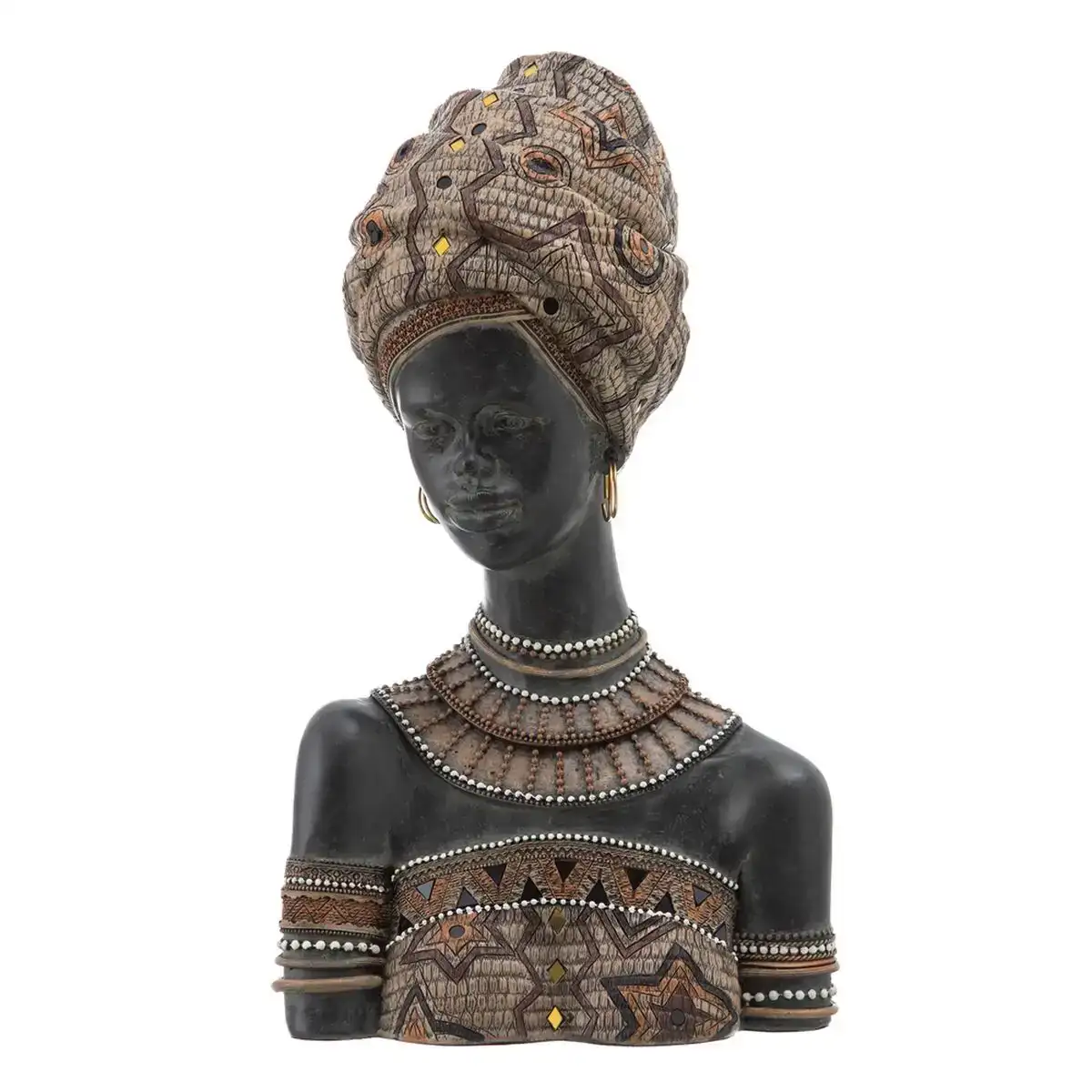 Figurine decorative 28 5 x 19 x 51 cm africaine_7408. DIAYTAR COTE D'IVOIRE - Un Monde de Possibilités à Portée de Clic. Parcourez notre site web pour découvrir des sélections infinies, de l'épicerie aux bijoux, et vivez une expérience d'achat sans pareil.