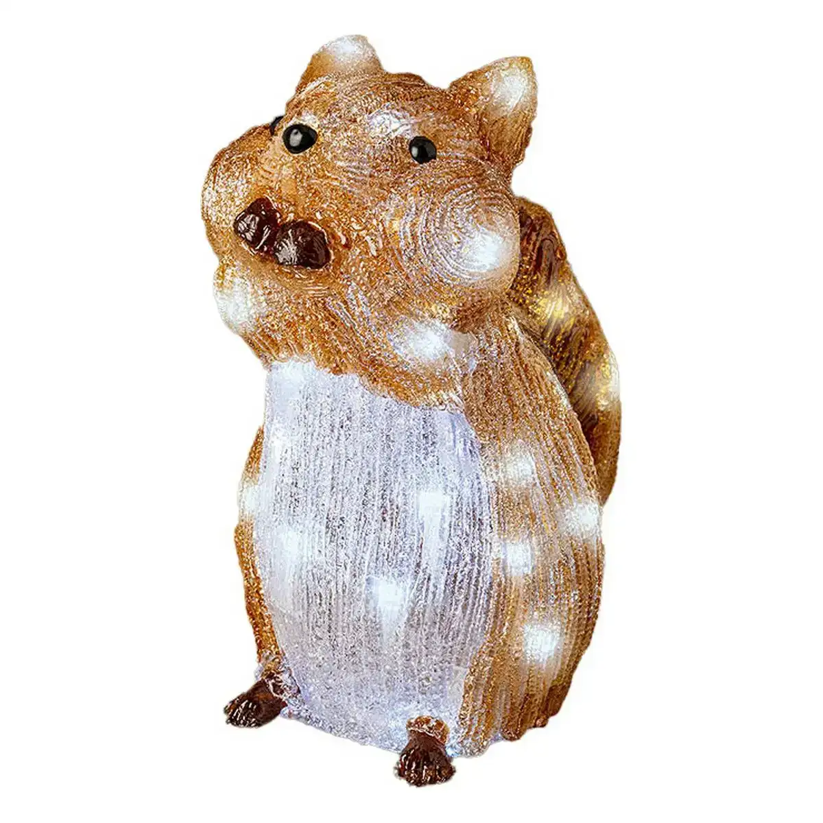 Figurine decorative acrylique lumiere led ecureuil 15 x 27 5 x 26 cm _4767. Bienvenue sur DIAYTAR COTE D'IVOIRE - Où Chaque Produit a son Histoire. Découvrez notre sélection unique et choisissez des articles qui racontent la richesse culturelle et artistique du Côte d'Ivoire.