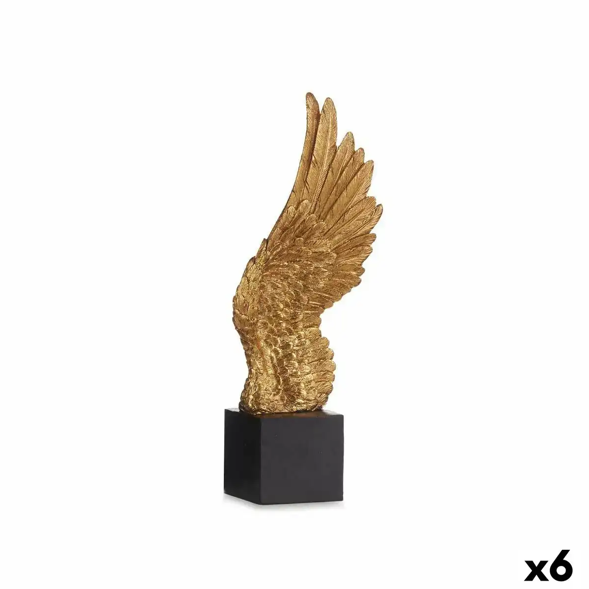 Figurine decorative ailes noir dore 8 x 33 5 x 13 5 cm 6 unites _5692. DIAYTAR COTE D'IVOIRE - L'Écrin de Vos Désirs Shopping. Parcourez notre boutique en ligne et explorez des produits minutieusement choisis pour répondre à vos envies les plus exigeantes.