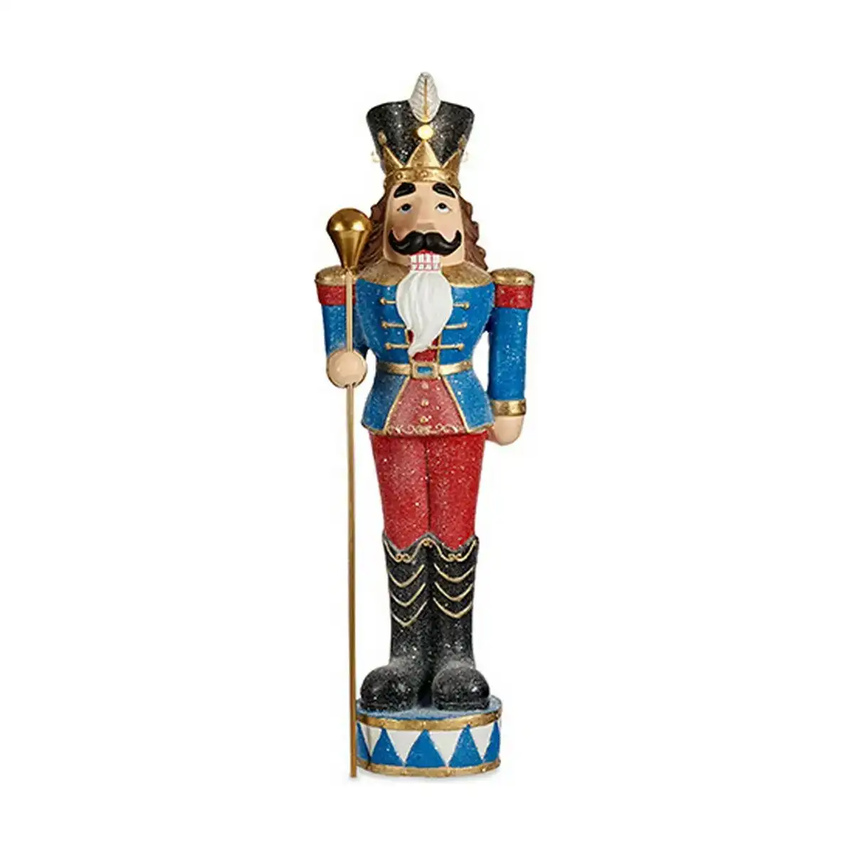 Figurine decorative bleu polyresine casse noisette lumiere led 20 x 92 x 28 cm_3173. DIAYTAR COTE D'IVOIRE - Là où le Shopping devient une Fête des Sens. Plongez dans notre univers et choisissez des produits qui éveillent votre goût pour l'esthétique et l'authenticité.