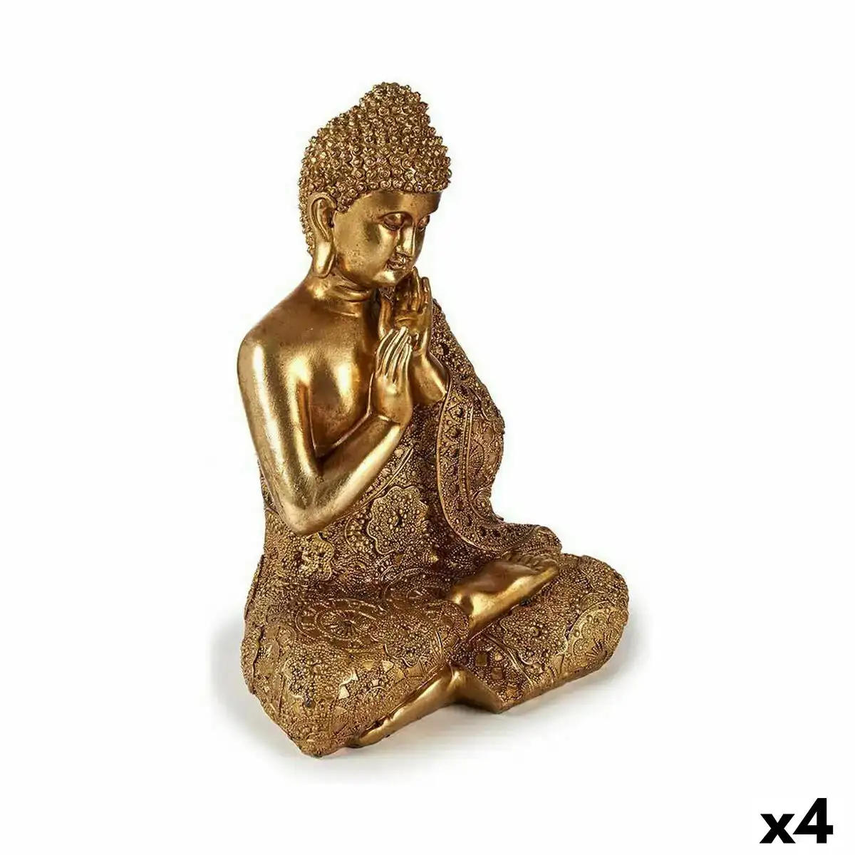 Figurine decorative buda assis dore 17 x 33 x 23 cm 4 unites _9223. Bienvenue chez DIAYTAR COTE D'IVOIRE - Votre Destination Shopping Complète! Découvrez une boutique en ligne généraliste au Côte d'Ivoire offrant une vaste gamme de produits, allant des vêtements aux gadgets électroniques, en passant par l'artisanat local.