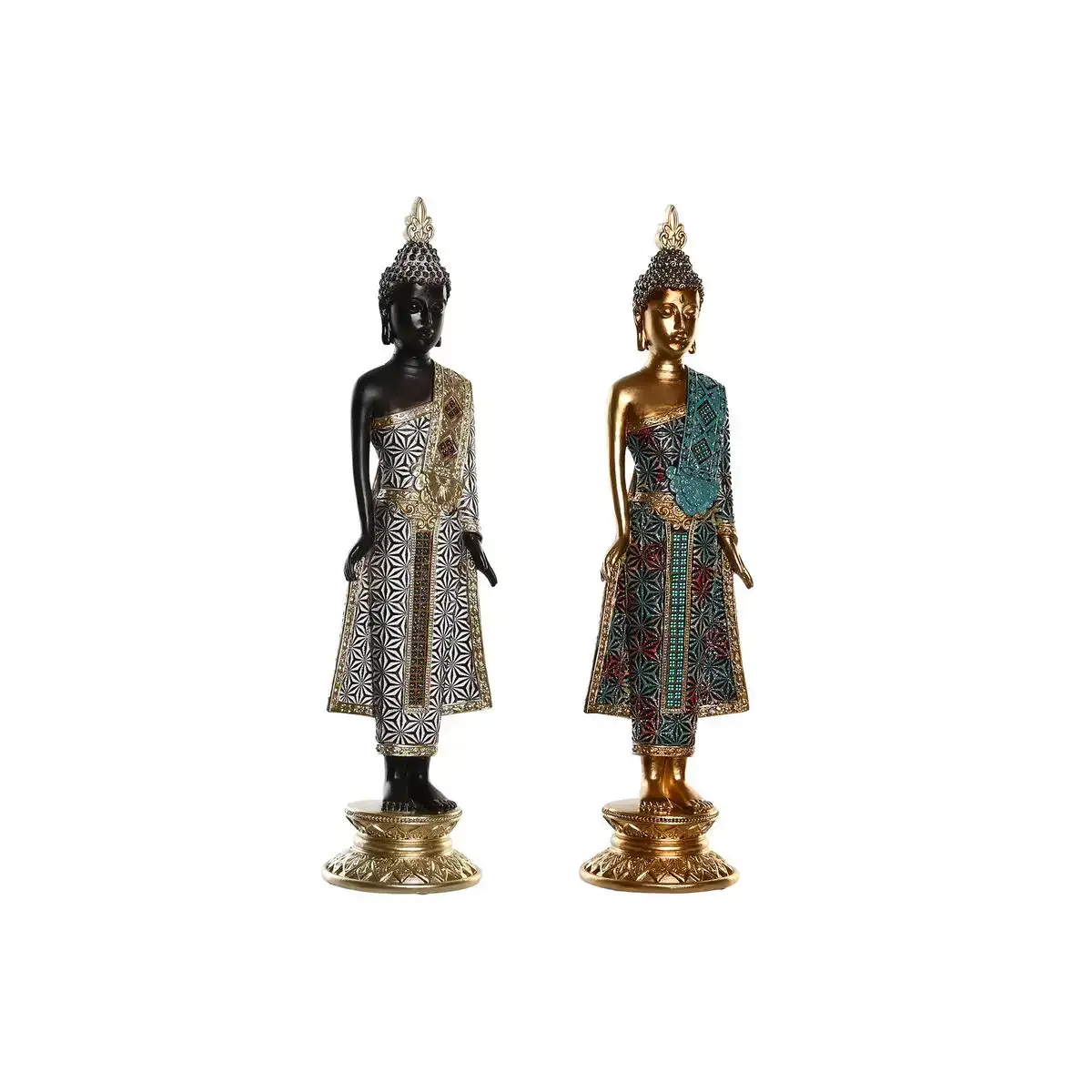 Figurine decorative dkd home decor 11 5 x 10 x 43 5 cm dore marron buda turquoise oriental 2 unites _6105. DIAYTAR COTE D'IVOIRE - Votre Passage Vers l'Excellence Shopping. Découvrez un catalogue en ligne qui offre une expérience d'achat exceptionnelle, avec des produits soigneusement sélectionnés pour satisfaire tous les goûts.
