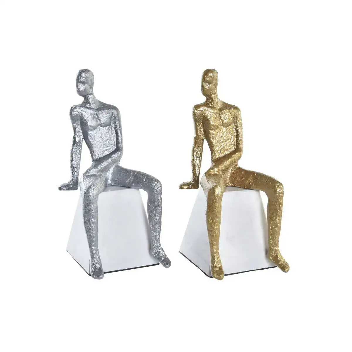 Figurine decorative dkd home decor 11 x 12 x 28 cm argente noir blanc homme 2 unites _6039. Bienvenue chez DIAYTAR COTE D'IVOIRE - Où Chaque Produit a son Histoire. Plongez dans notre sélection diversifiée et découvrez des articles qui racontent le riche patrimoine sénégalais.