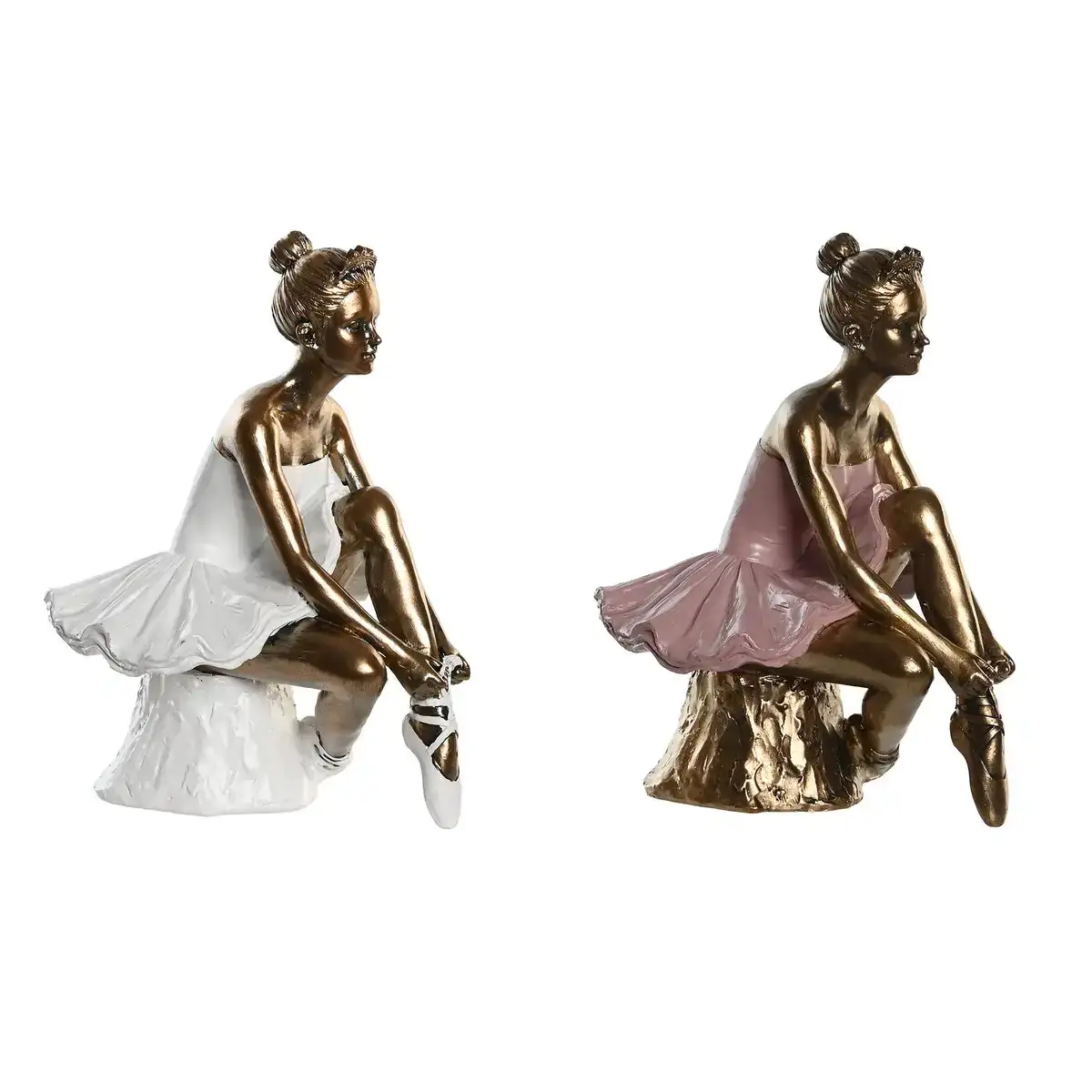 Figurine decorative dkd home decor 12 x 9 5 x 15 5 cm rose blanc danseuse classique 2 unites _5497. Bienvenue chez DIAYTAR COTE D'IVOIRE - Où Votre Shopping Prend Vie. Découvrez notre univers et dénichez des trésors qui ajoutent de la couleur à votre quotidien.