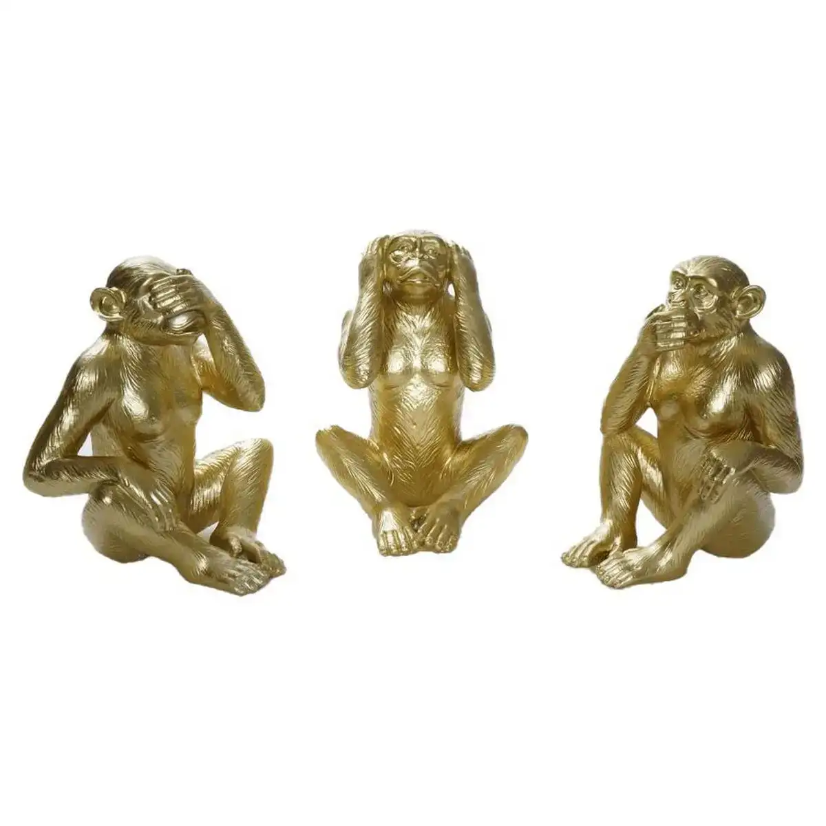 Figurine decorative dkd home decor 16 x 18 x 25 cm dore colonial singe 3 pieces _4149. DIAYTAR COTE D'IVOIRE - Votre Plateforme Shopping de Confiance. Naviguez à travers nos rayons et choisissez des produits fiables qui répondent à vos besoins quotidiens.