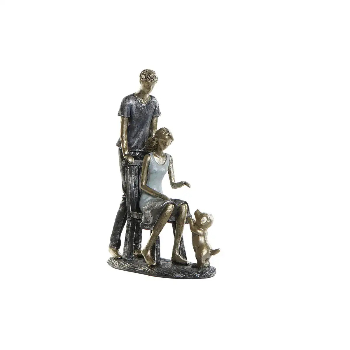 Figurine decorative dkd home decor 17 5 x 7 5 x 24 5 cm bleu dore couple_9192. DIAYTAR COTE D'IVOIRE - L'Art de Vivre en Couleurs et en Styles. Parcourez notre sélection et trouvez des articles qui reflètent votre personnalité et votre goût pour la vie.
