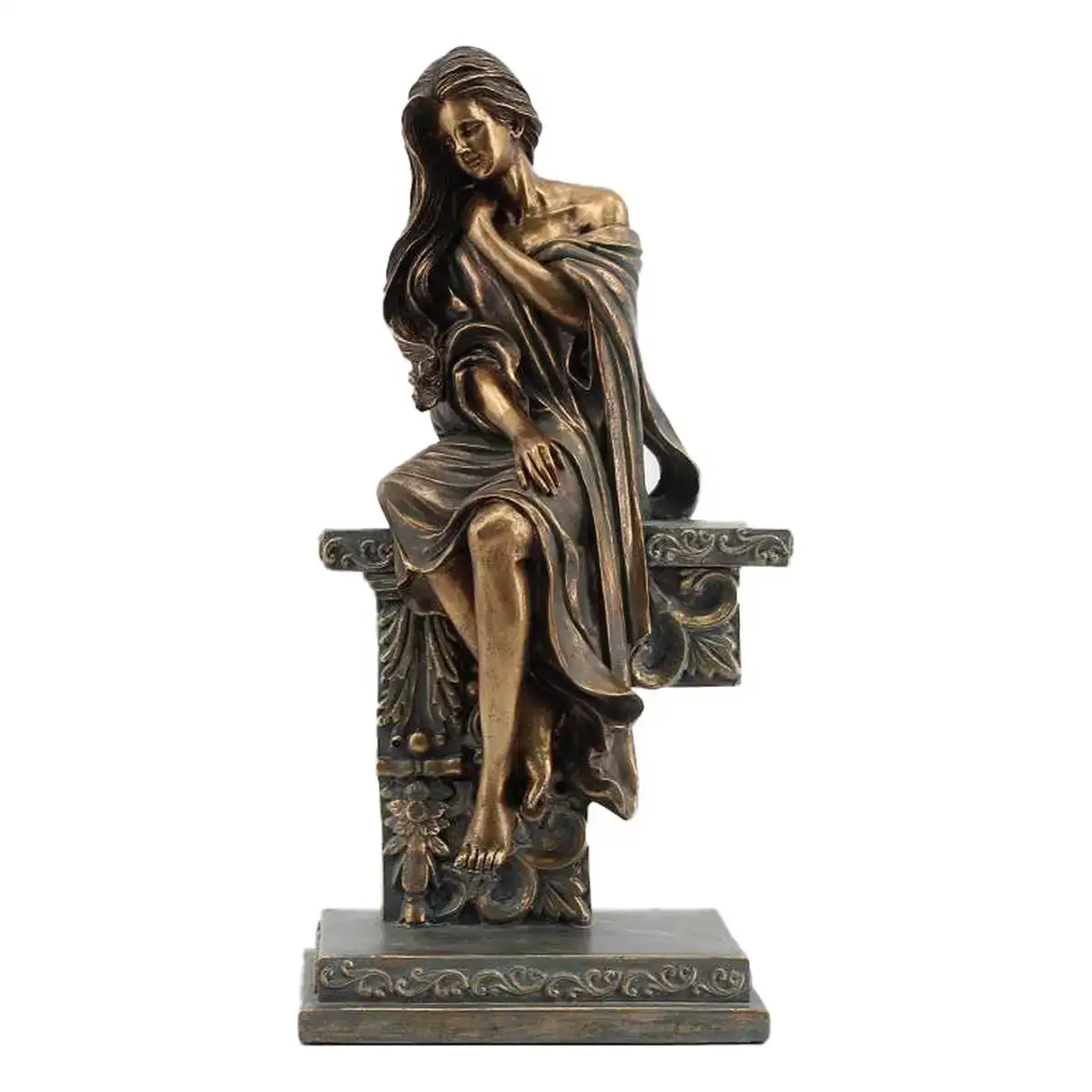 Figurine decorative dkd home decor 17 x 11 x 32 50 cm femme cuivre_8173. DIAYTAR COTE D'IVOIRE - Votre Portail Vers l'Élégance Accessible. Parcourez notre boutique en ligne pour découvrir des produits qui incarnent le luxe à des prix abordables.