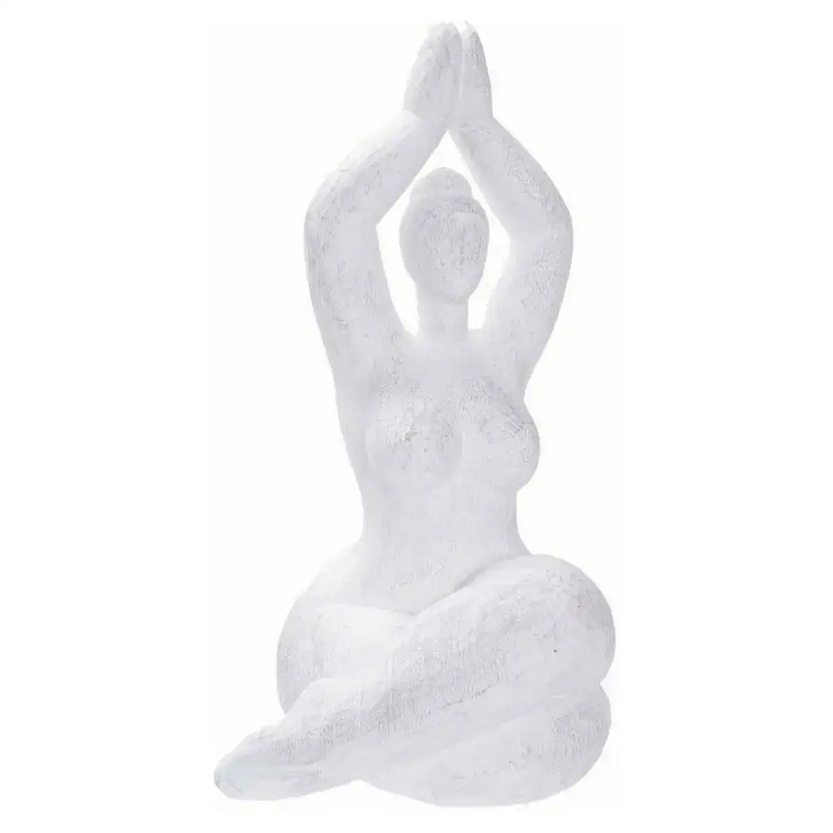 Figurine decorative dkd home decor 17 x 14 x 28 5 cm blanc yoga_2179. DIAYTAR COTE D'IVOIRE - Votre Portail Vers l'Exclusivité. Explorez notre boutique en ligne pour trouver des produits uniques et exclusifs, conçus pour les amateurs de qualité.