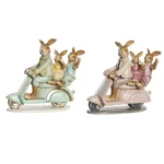 Figurine decorative dkd home decor 17 x 7 x 15 5 cm rose lapin vert 2 unites _2014. DIAYTAR COTE D'IVOIRE - Votre Univers Shopping Éclectique. Explorez nos offres variées et découvrez des articles qui embrassent la diversité et la polyvalence de vos besoins.