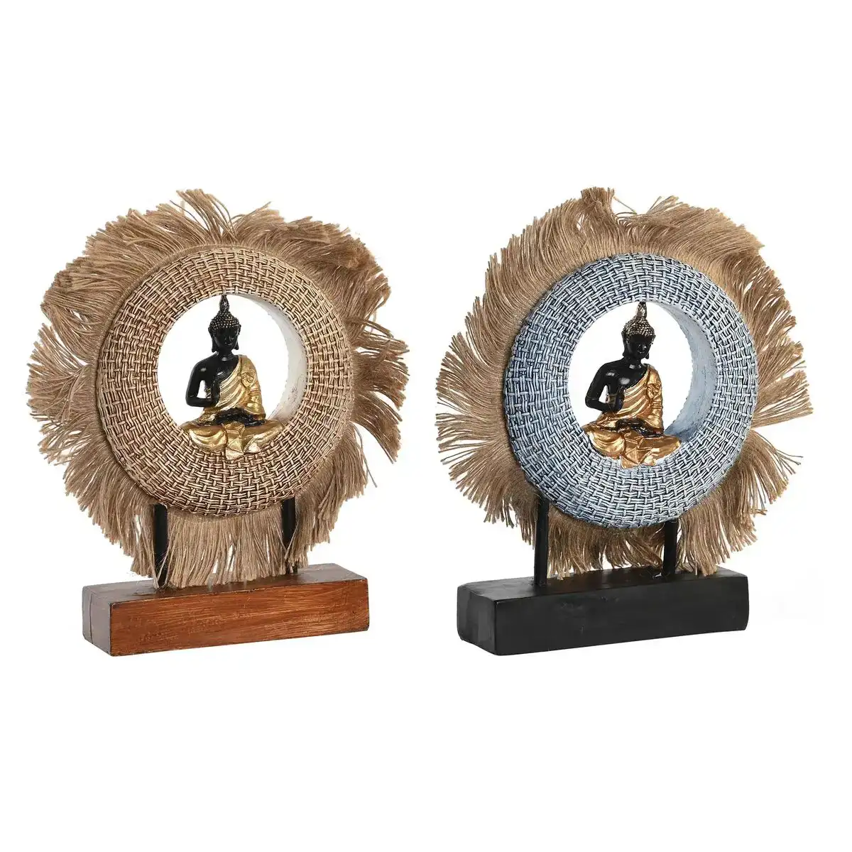 Figurine decorative dkd home decor 19 x 6 x 25 cm beige bleu buda oriental 2 unites _7935. DIAYTAR COTE D'IVOIRE - Où Choisir est une Célébration de l'Artisanat. Explorez notre boutique en ligne et choisissez des articles qui incarnent l'art et le savoir-faire du Côte d'Ivoire.