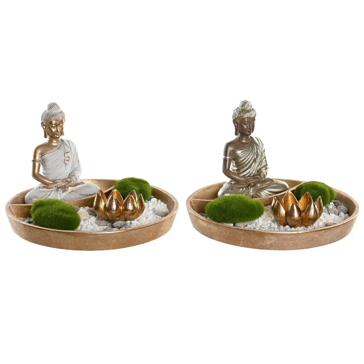 Figurine decorative dkd home decor 20 x 20 x 13 5 cm argente dore oriental 2 unites _5320. DIAYTAR COTE D'IVOIRE - Où Choisir Rime avec Qualité. Découvrez notre sélection soigneusement conçue et choisissez des articles qui incarnent l'excellence et l'innovation.