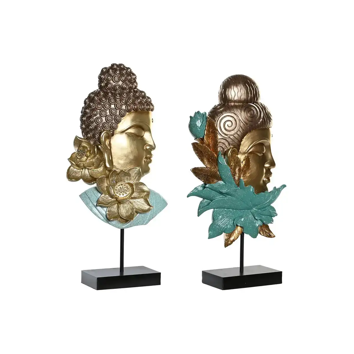 Figurine decorative dkd home decor 22 x 8 x 42 5 cm noir dore buda turquoise oriental 2 unites _5122. DIAYTAR COTE D'IVOIRE - Là où le Chic Rencontre la Tradition. Naviguez à travers notre catalogue et choisissez des produits qui équilibrent l'élégance intemporelle et l'innovation moderne.