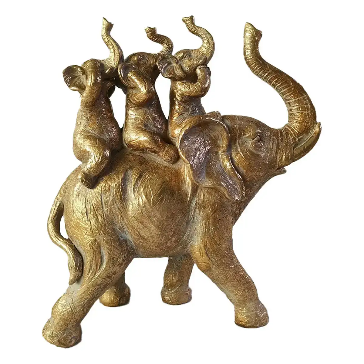 Figurine decorative dkd home decor 23 5 x 9 x 26 2 cm elephant dore_7358. DIAYTAR COTE D'IVOIRE - Où la Qualité est Notre Engagement. Explorez notre boutique en ligne pour découvrir des produits conçus pour vous apporter satisfaction et plaisir.