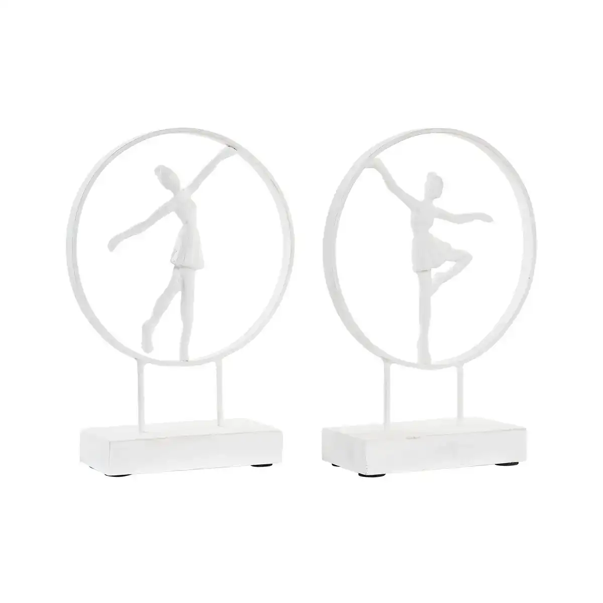 Figurine decorative dkd home decor 23 x 9 x 33 cm blanc danseuse classique 2 unites _9234. DIAYTAR COTE D'IVOIRE - Là où le Chic Rencontre la Tradition. Naviguez à travers notre catalogue et choisissez des produits qui équilibrent l'élégance intemporelle et l'innovation moderne.