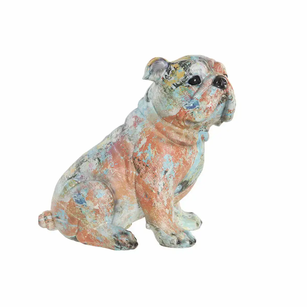 Figurine decorative dkd home decor 24 x 18 x 22 cm multicouleur chien_2215. DIAYTAR COTE D'IVOIRE - Votre Destination pour un Shopping Inoubliable. Naviguez à travers notre catalogue et choisissez des produits qui vous marquent par leur originalité.