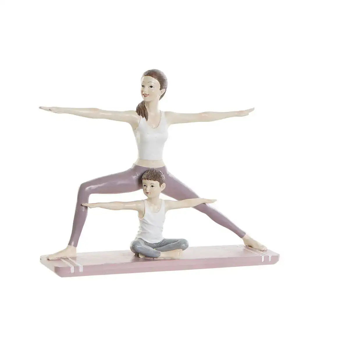 Figurine decorative dkd home decor 24 x 6 5 x 19 5 cm scandi rose yoga_4031. DIAYTAR COTE D'IVOIRE - Où Choisir est un Acte d'Amour pour le Côte d'Ivoire. Explorez notre boutique en ligne et choisissez des articles qui célèbrent la culture et l'artisanat du pays.