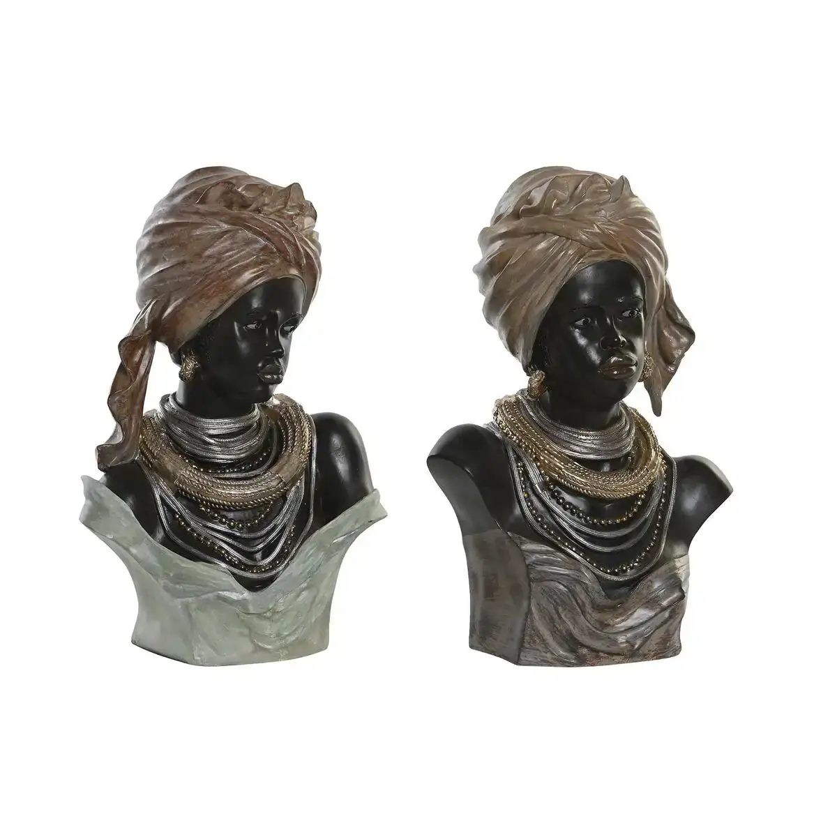 Figurine decorative dkd home decor 26 x 17 x 40 cm noir beige colonial africaine 2 unites _2602. DIAYTAR COTE D'IVOIRE - Où Choisir Devient un Acte de Découverte. Découvrez notre gamme et choisissez des produits qui éveillent votre curiosité et élargissent vos horizons.