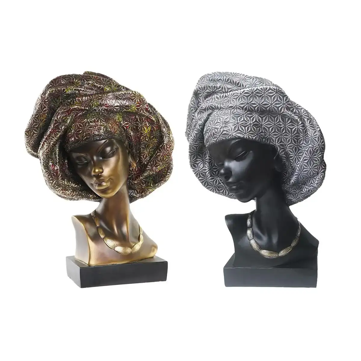 Figurine decorative dkd home decor 27 x 15 x 38 cm noir cuivre colonial africaine 2 unites _2471. DIAYTAR COTE D'IVOIRE - Où Choisir est un Acte de Création. Naviguez à travers notre plateforme et choisissez des produits qui complètent votre histoire personnelle.