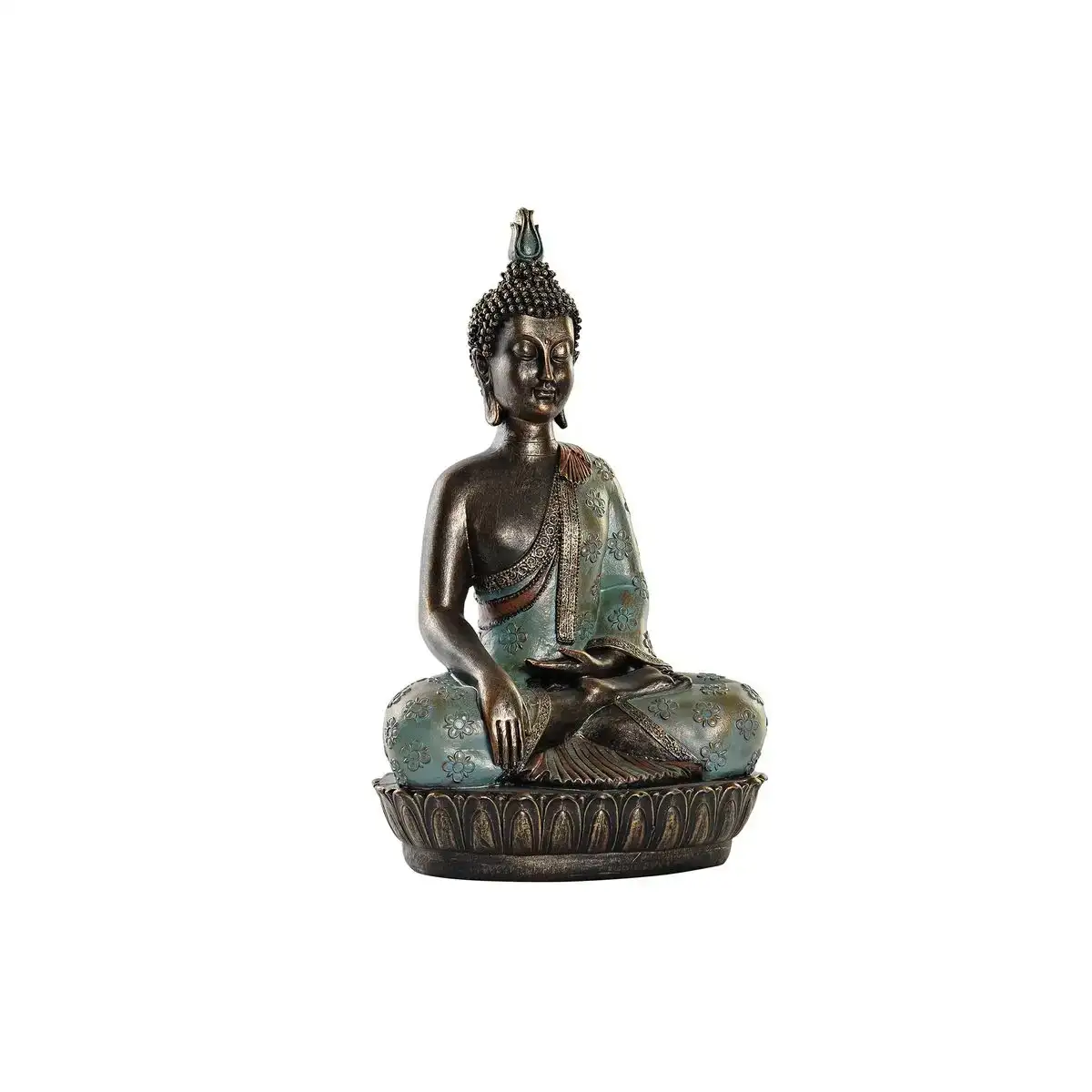 Figurine decorative dkd home decor 29 x 20 x 45 5 cm buda turquoise oriental_4246. DIAYTAR COTE D'IVOIRE - L'Art du Shopping Sublime. Naviguez à travers notre catalogue et choisissez parmi des produits qui ajoutent une touche raffinée à votre vie quotidienne.