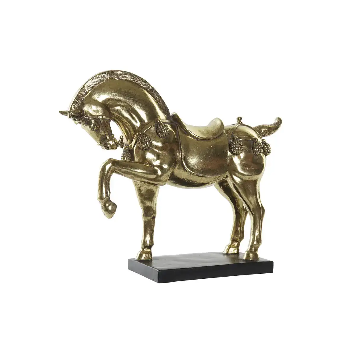 Figurine decorative dkd home decor 29 x 9 x 25 cm cheval noir dore_7728. DIAYTAR COTE D'IVOIRE - Votre Destination pour un Shopping Unique. Parcourez notre catalogue et trouvez des articles qui vous inspirent et vous édifient.