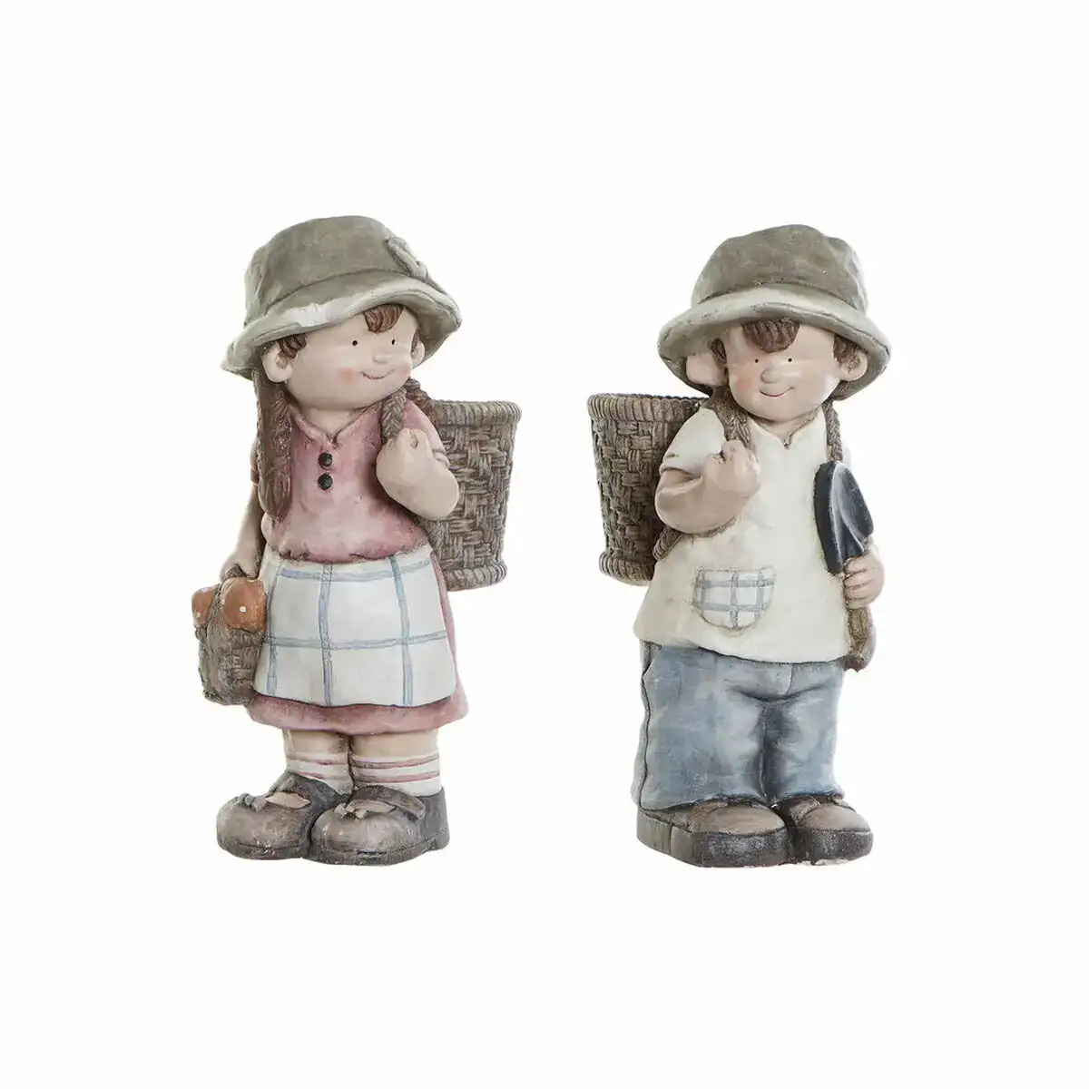 Figurine decorative dkd home decor 34 x 21 x 50 cm bleu rose enfants 2 unites _9241. DIAYTAR COTE D'IVOIRE - L'Art de Vivre le Shopping Authentique. Découvrez notre boutique en ligne et trouvez des produits qui célèbrent la culture et l'héritage du Côte d'Ivoire.