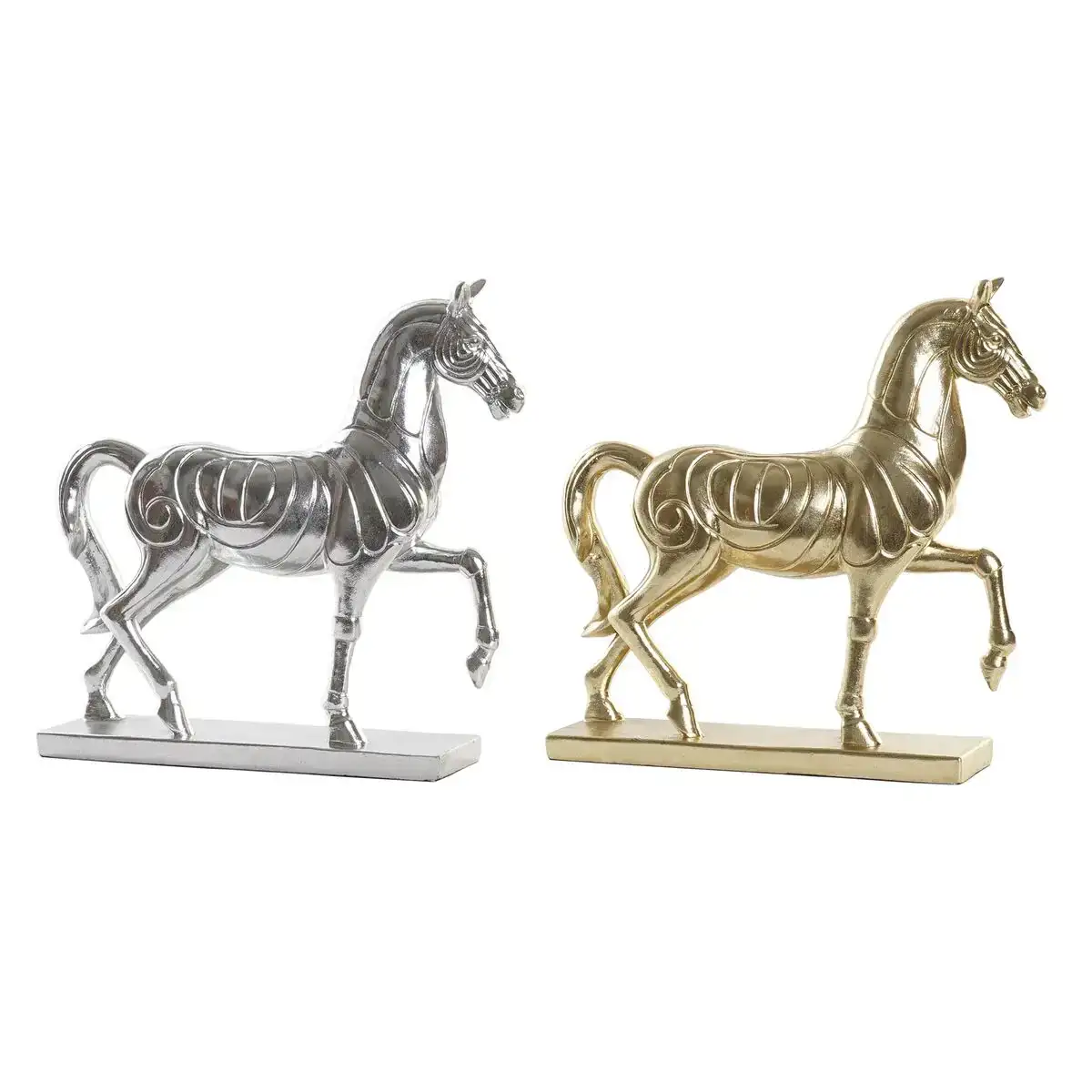 Figurine decorative dkd home decor 34 x 9 5 x 33 5 cm cheval argente dore 2 unites _4499. Bienvenue sur DIAYTAR COTE D'IVOIRE - Où l'Élégance Rencontrer la Tradition. Explorez notre gamme variée et trouvez des articles qui marient le chic moderne au charme ancestral.