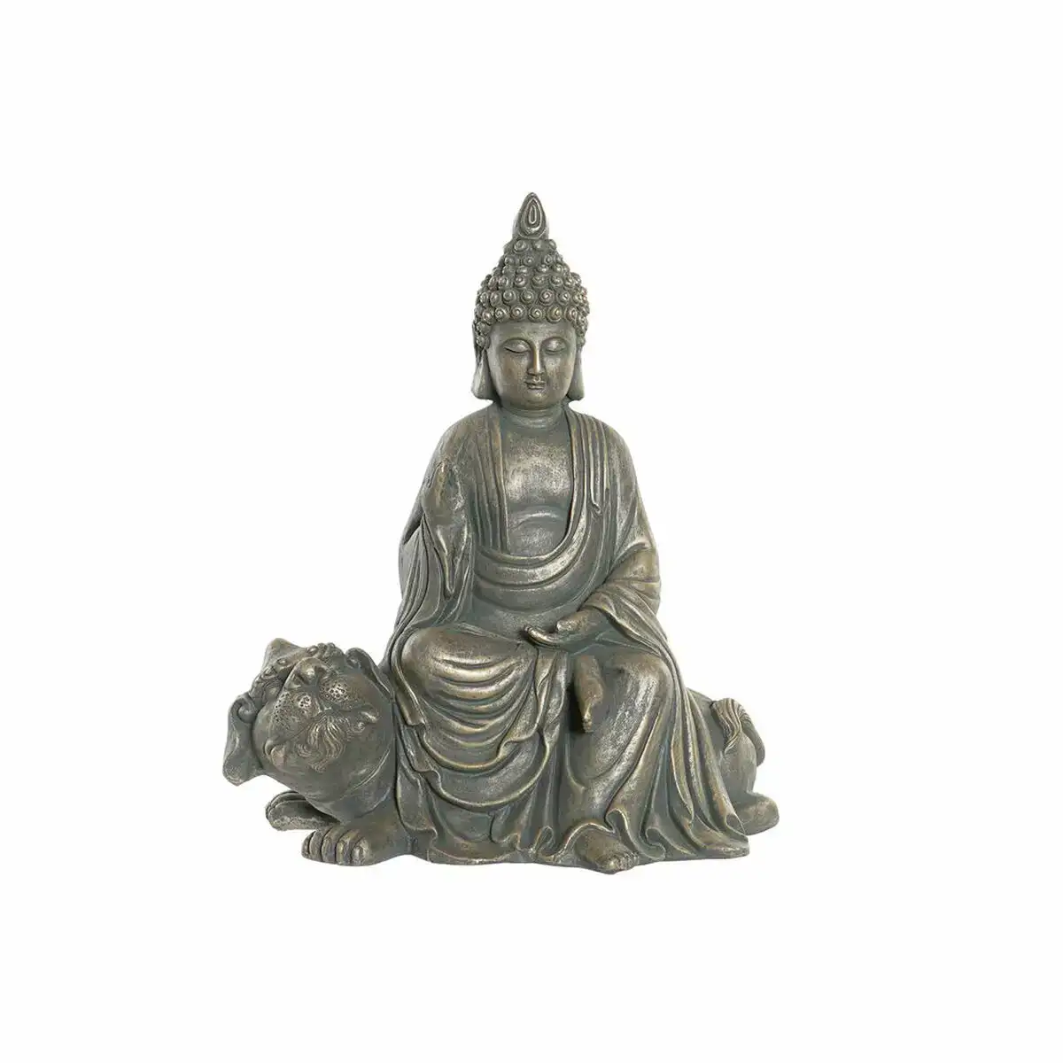Figurine decorative dkd home decor 38 x 25 x 43 cm noir dore buda gris fonce oriental moderne_2775. Entrez dans l'Univers de DIAYTAR COTE D'IVOIRE - Où l'Élégance Rencontre la Tradition. Explorez notre gamme variée et trouvez des articles qui ajoutent une touche de sophistication à votre vie.