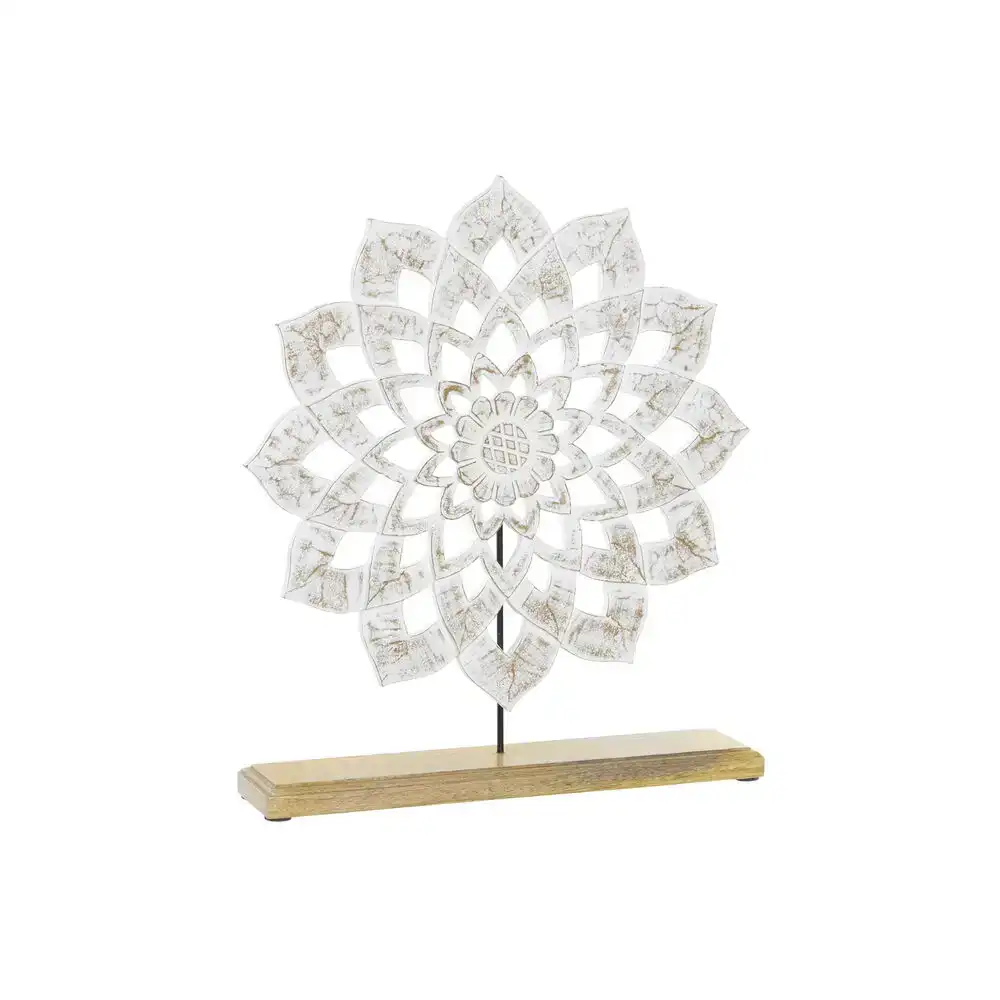 Figurine decorative dkd home decor 40 x 9 x 47 cm 40 x 9 x 45 cm marron blanc mandala_3102. DIAYTAR COTE D'IVOIRE - Où la Tradition Renouvelée Rencontre l'Innovation. Explorez notre gamme de produits qui fusionnent l'héritage culturel avec les besoins contemporains.