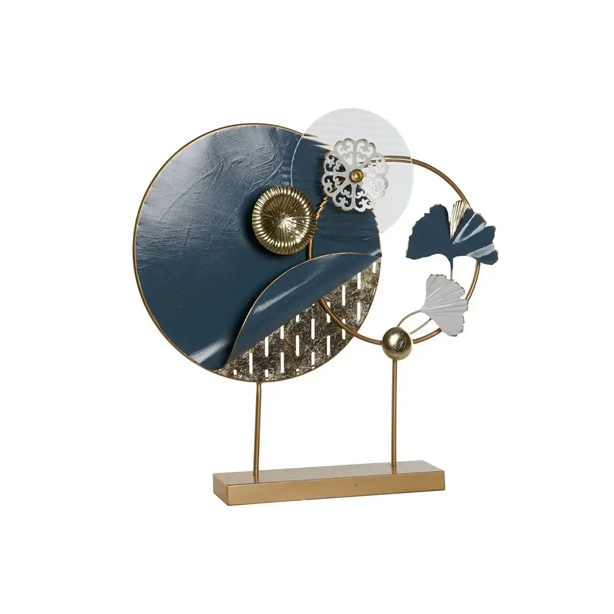 Figurine decorative dkd home decor 58 x 9 x 60 cm abstrait bleu dore blanc moderne_6013. DIAYTAR COTE D'IVOIRE - Où Choisir est un Acte d'Amour pour le Côte d'Ivoire. Explorez notre boutique en ligne et choisissez des articles qui célèbrent la culture et l'artisanat du pays.