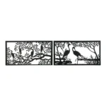Figurine decorative dkd home decor 96 x 1 x 50 cm noir oiseaux 2 unites _9257. DIAYTAR COTE D'IVOIRE - Votre Passage vers l'Élégance Accessible. Parcourez notre boutique en ligne pour trouver des produits qui vous permettent d'allier style et économies.