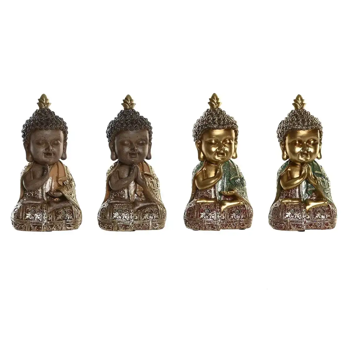 Figurine decorative dkd home decor beige dore buda oriental 10 5 x 9 x 19 5 cm 4 pieces _1619. DIAYTAR COTE D'IVOIRE - Là où la Tradition Devient Tendance. Naviguez à travers notre boutique en ligne et choisissez des produits qui allient l'authenticité au contemporain.