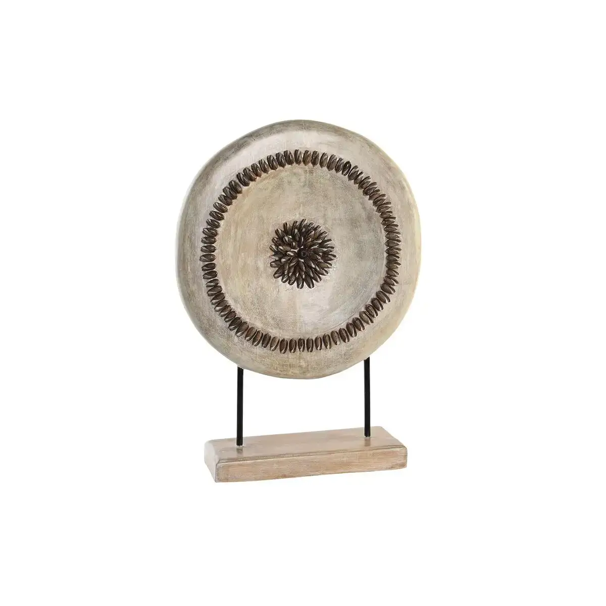 Figurine decorative dkd home decor beige fer cercles 39 x 12 x 55 cm _3270. DIAYTAR COTE D'IVOIRE - Où Choisir est une Célébration. Découvrez notre sélection de produits qui représentent la diversité et la joie du Côte d'Ivoire, à chaque étape de votre vie.