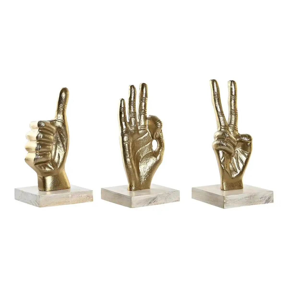 Figurine decorative dkd home decor blanc dore mains loft 10 x 10 x 20 cm_6650. DIAYTAR COTE D'IVOIRE - Où Chaque Produit a sa Place. Parcourez notre catalogue et choisissez des articles qui s'intègrent parfaitement à votre style et à votre espace.