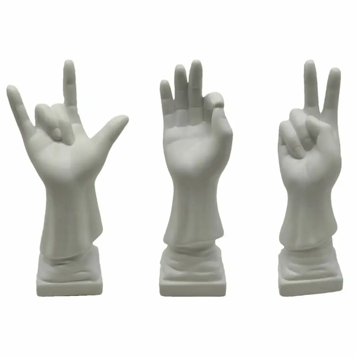 Figurine decorative dkd home decor blanc main 7 x 7 x 25 cm 3 unites _3362. DIAYTAR COTE D'IVOIRE - Où Chaque Détail Compte. Naviguez à travers notre gamme variée et choisissez des articles qui ajoutent une touche spéciale à votre quotidien, toujours avec qualité et style.
