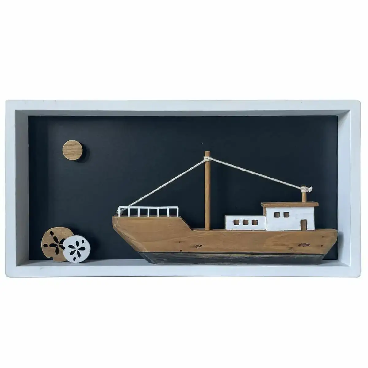 Figurine decorative dkd home decor blanc marron barco 40 x 3 5 x 20 cm_4634. Bienvenue chez DIAYTAR COTE D'IVOIRE - Où le Shopping Rime avec Diversité. Plongez dans notre univers de produits et découvrez des trésors qui représentent la richesse culturelle du Côte d'Ivoire.