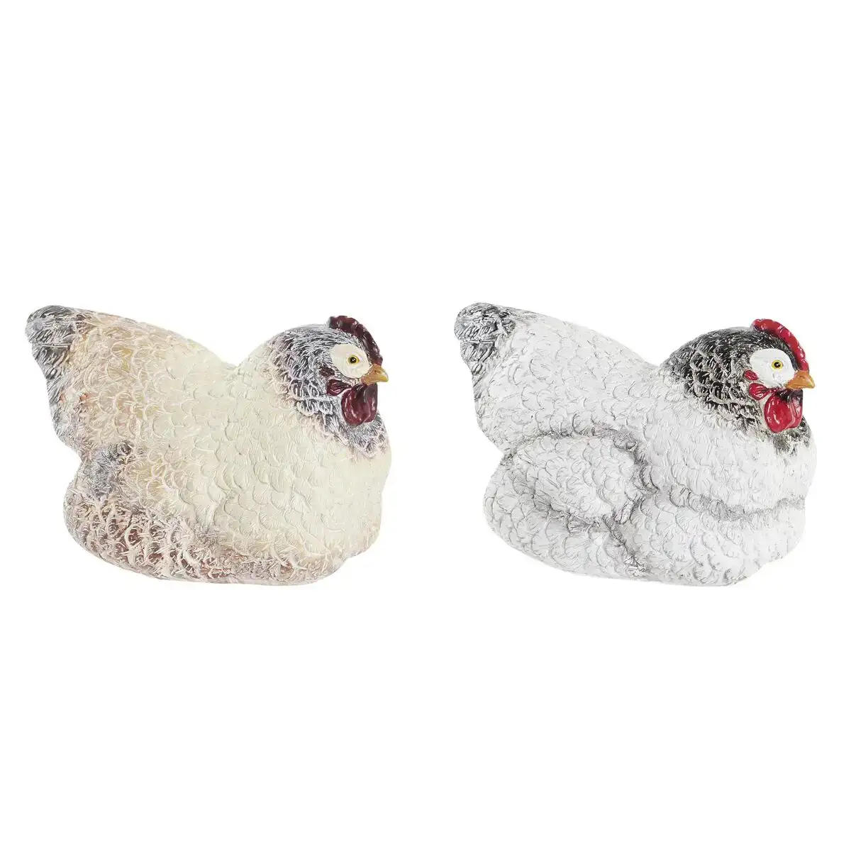 Figurine decorative dkd home decor blanc marron poule 22 5 x 13 x 13 5 cm 2 unites _9262. Entrez dans l'Univers de DIAYTAR COTE D'IVOIRE - Où Chaque Produit a son Histoire. Explorez notre catalogue et découvrez des trésors qui racontent la riche culture du Côte d'Ivoire.