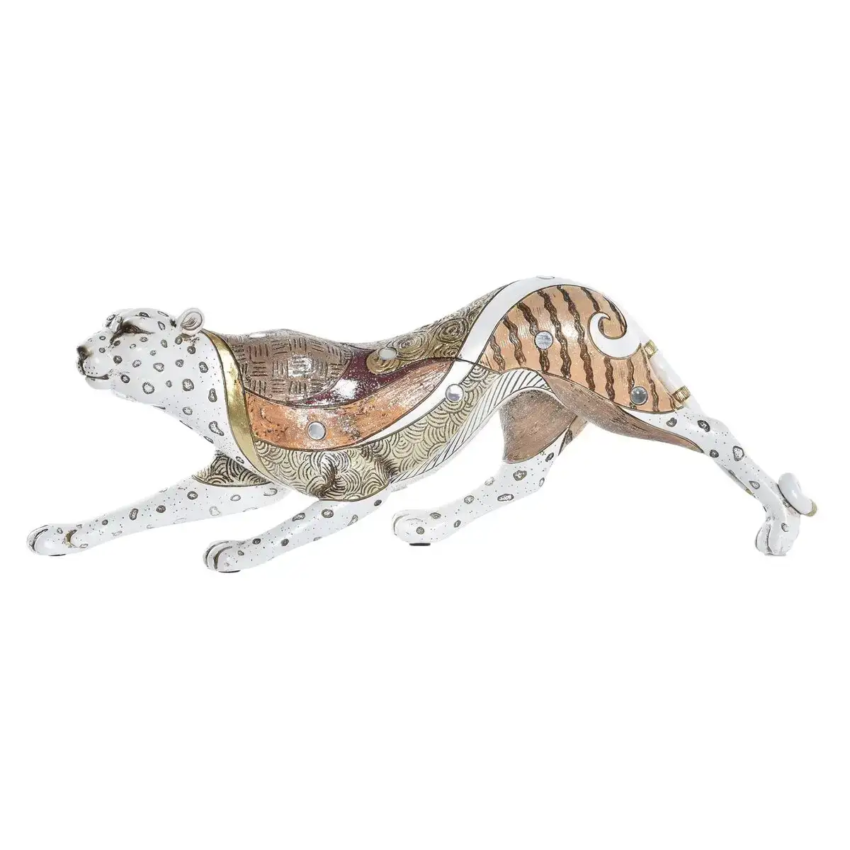Figurine decorative dkd home decor blanc multicouleur orange blanc orange leopard colonial 30 x 40 cm 37 x 10 x 13 cm_6215. DIAYTAR COTE D'IVOIRE - Là où Chaque Produit Évoque une Émotion. Parcourez notre catalogue et choisissez des articles qui vous touchent et qui enrichissent votre expérience.