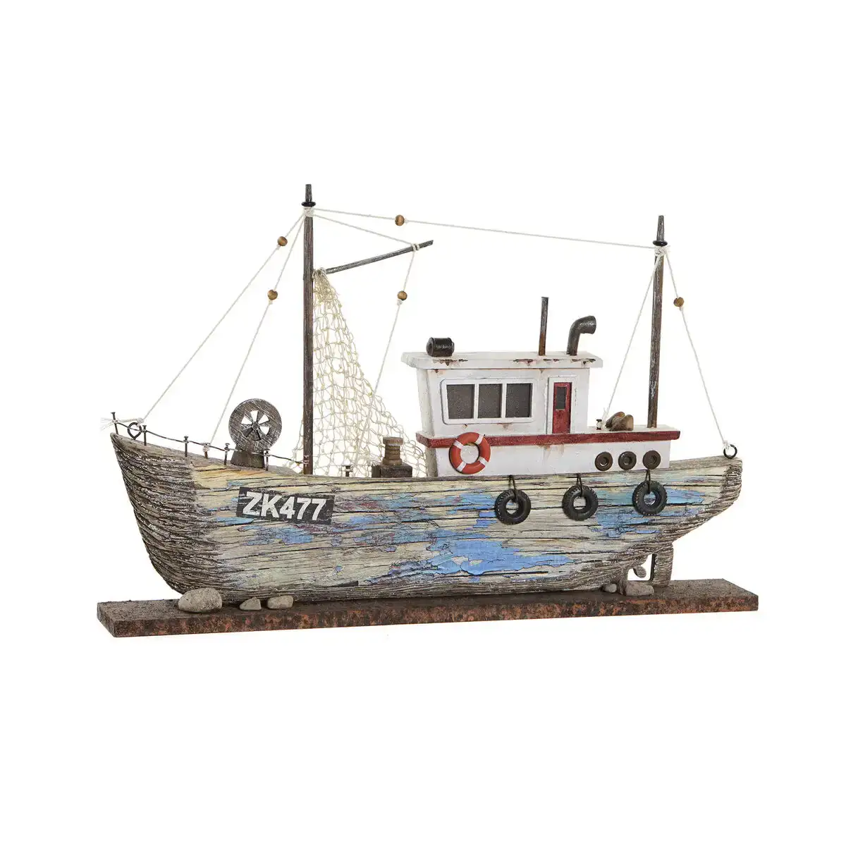 Figurine decorative dkd home decor bleu blanc barco 40 x 5 x 24 cm_2341. DIAYTAR COTE D'IVOIRE - L'Art du Shopping Facilité. Naviguez sur notre plateforme en ligne pour découvrir une expérience d'achat fluide et agréable, avec une gamme de produits adaptés à tous.