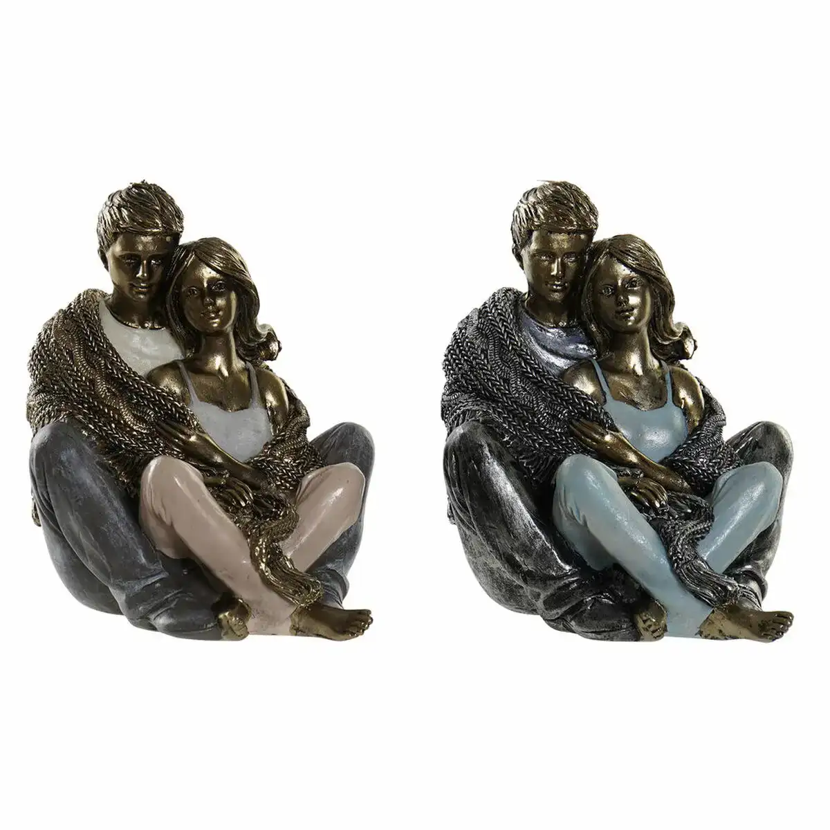 Figurine decorative dkd home decor cuivre moderne couple 12 x 10 5 x 12 cm 2 unites _3298. DIAYTAR COTE D'IVOIRE - L'Art du Shopping Éclairé. Parcourez notre catalogue et choisissez parmi des produits de qualité qui satisferont vos besoins et votre style.