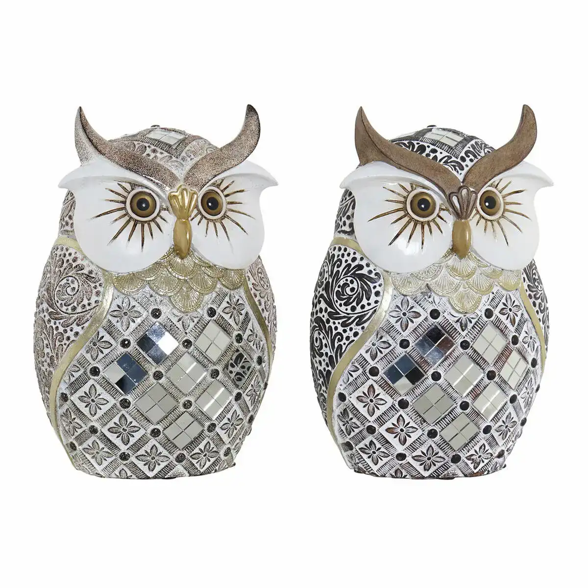 Figurine decorative dkd home decor dore argente hibou 14 x 10 x 20 cm 2 unites _7621. DIAYTAR COTE D'IVOIRE - Votre Paradis Shopping au Cœur du Côte d'Ivoire. Explorez notre boutique en ligne et découvrez des produits conçus pour enchanter chaque aspect de votre vie.