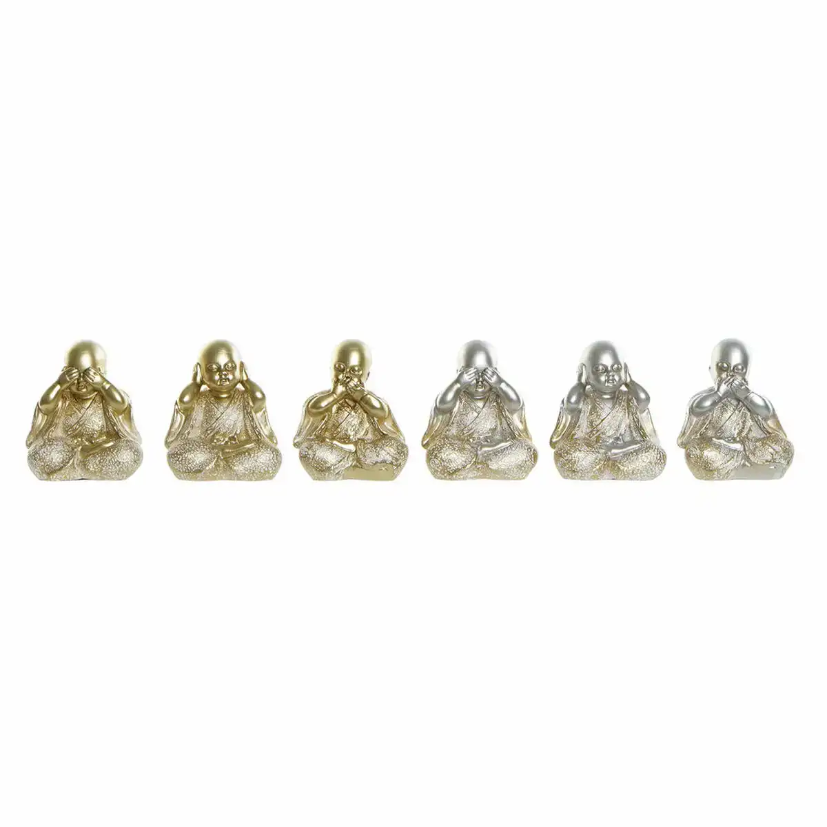 Figurine decorative dkd home decor dore argente moine oriental 10 5 x 6 x 12 cm 6 pieces _5164. Découvrez DIAYTAR COTE D'IVOIRE - Là où le Choix Rencontre la Qualité. Parcourez notre gamme diversifiée et choisissez parmi des produits conçus pour exceller dans tous les aspects de votre vie.