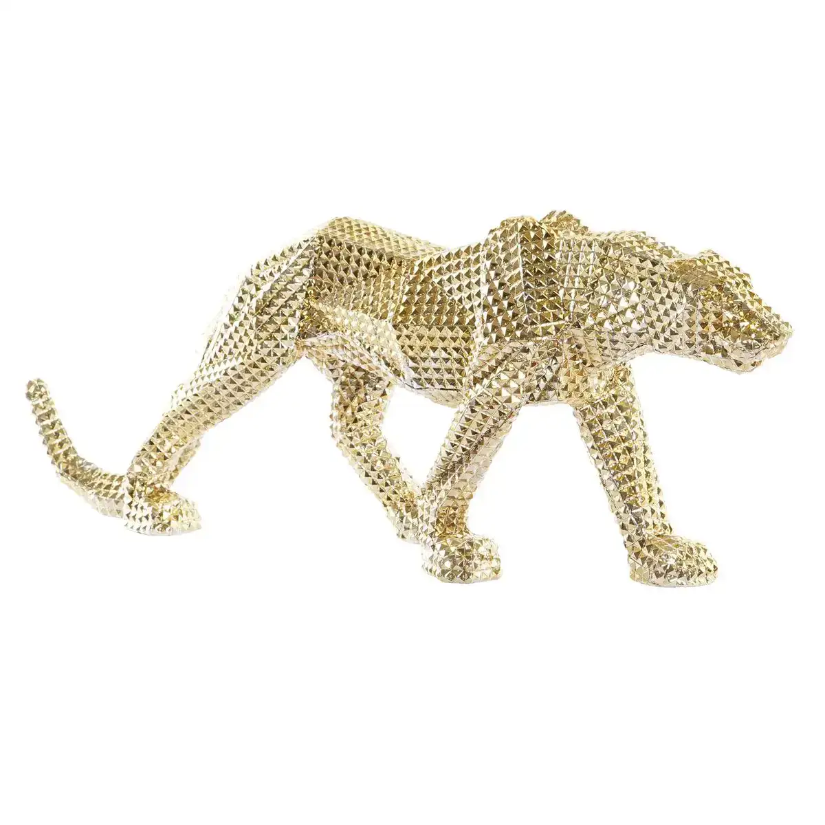 Figurine decorative dkd home decor dore leopard resine 67 x 15 5 x 25 cm _1208. DIAYTAR COTE D'IVOIRE - Où le Shopping Devient une Aventure Culturelle. Plongez dans notre univers de produits qui célèbrent l'héritage et l'artisanat du Côte d'Ivoire.