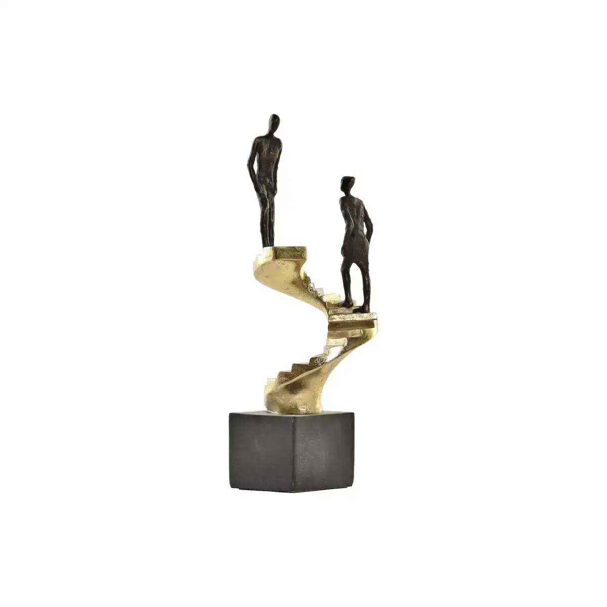Figurine decorative dkd home decor dore resine gris fonce escalier moderne 14 x 14 x 41 5 cm _1445. DIAYTAR COTE D'IVOIRE - Là où les Possibilités sont Infinies. Parcourez nos catégories et laissez-vous séduire par des produits qui enrichiront votre quotidien, du pratique à l'esthétique.