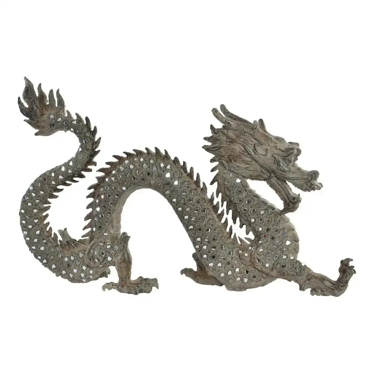 Figurine decorative dkd home decor dragon resine verre 52 x 13 5 x 31 cm _9102. DIAYTAR COTE D'IVOIRE - Votre Destination Shopping Éthique. Parcourez notre gamme et choisissez des articles qui respectent l'environnement et les communautés locales.