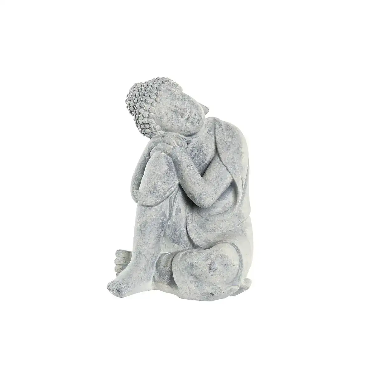 Figurine decorative dkd home decor gris gris clair buda oriental 18 x 14 x 23 cm_2392. DIAYTAR COTE D'IVOIRE - Votre Passage vers le Raffinement. Plongez dans notre univers de produits exquis et choisissez des articles qui ajoutent une touche de sophistication à votre vie.