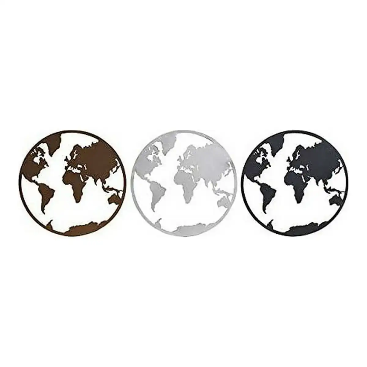 Figurine decorative dkd home decor mappemonde noir cuivre blanc 40 x 1 x 40 cm 3 pieces _7244. DIAYTAR COTE D'IVOIRE - L'Art de Magasiner sans Limites. Naviguez à travers notre collection diversifiée pour trouver des produits qui élargiront vos horizons shopping.