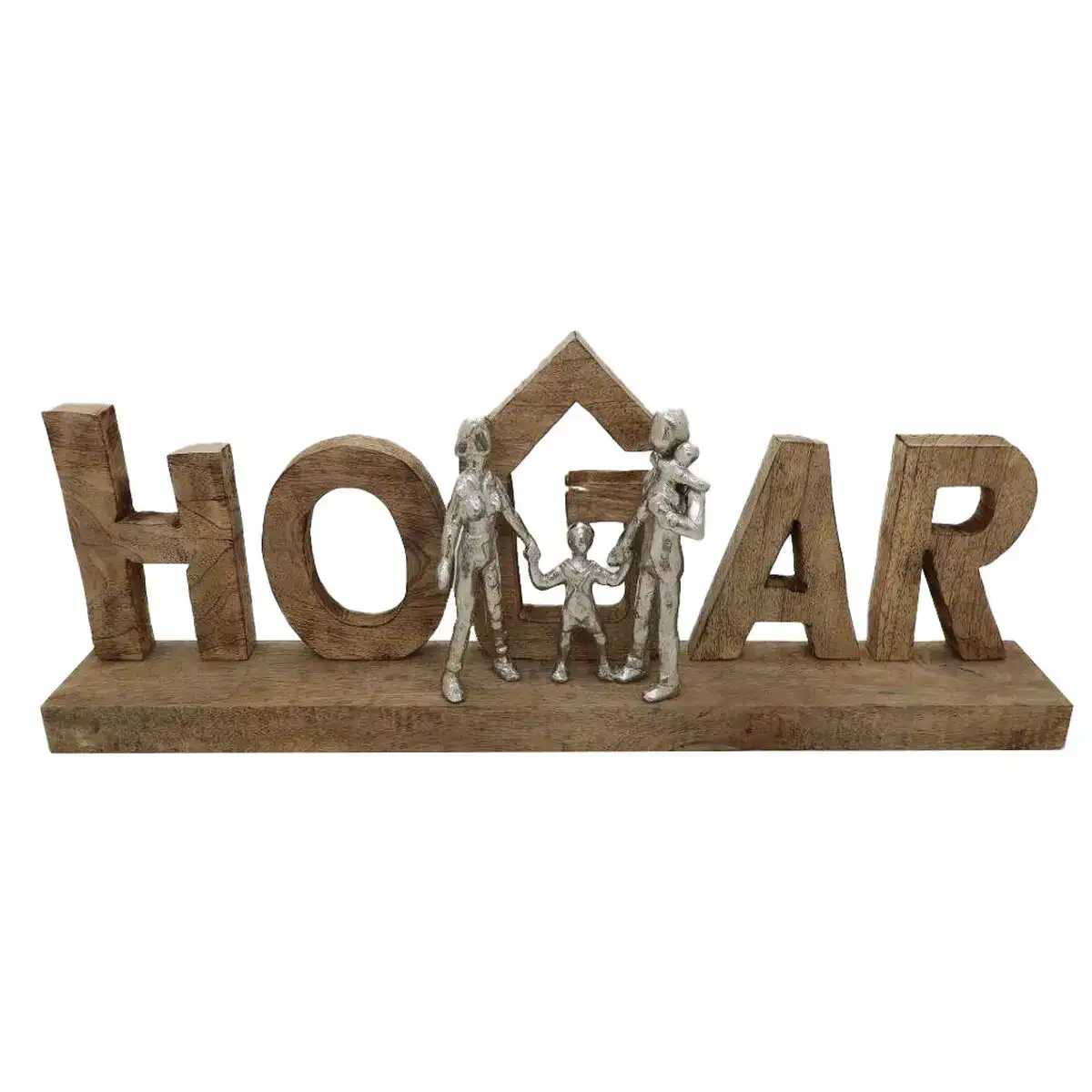 Figurine decorative dkd home decor marron aluminium bois de manguier 55 x 7 5 x 21 cm _1749. DIAYTAR COTE D'IVOIRE - Votre Destination pour un Shopping Inoubliable. Naviguez à travers notre catalogue et choisissez des produits qui vous marquent par leur originalité.