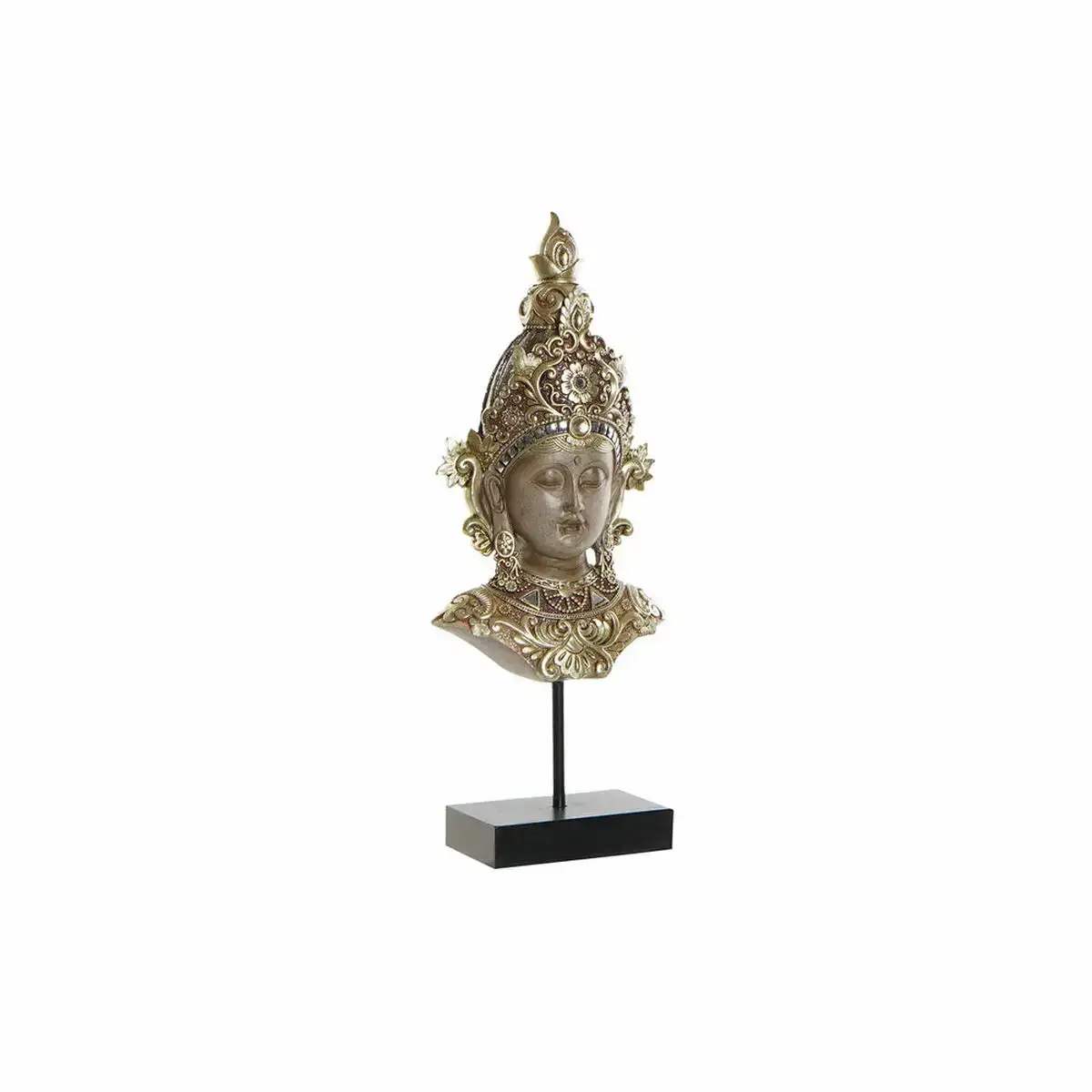 Figurine decorative dkd home decor marron dore buda oriental 15 x 7 x 38 cm_6448. DIAYTAR COTE D'IVOIRE - Votre Passage vers l'Élégance Abordable. Explorez notre collection où chaque produit est choisi pour sa qualité et son accessibilité, incarnant ainsi l'essence du Côte d'Ivoire.