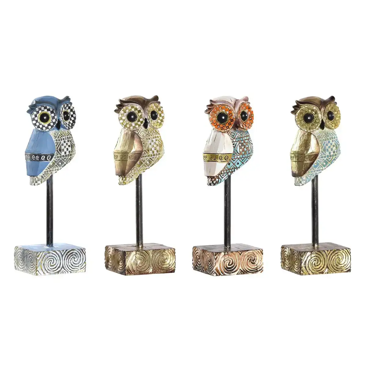 Figurine decorative dkd home decor multicouleur hibou boho 6 5 x 6 2 x 20 cm 4 unites _1126. DIAYTAR COTE D'IVOIRE - L'Écrin de Vos Désirs Shopping. Parcourez notre boutique en ligne et explorez des produits minutieusement choisis pour répondre à vos envies les plus exigeantes.